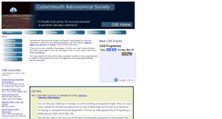 Desktop Screenshot of cockermouthastronomy.co.uk